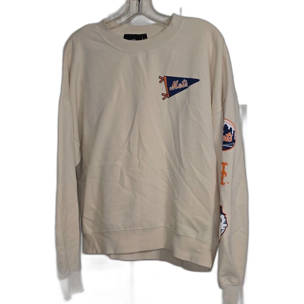 Lets Go Mets Sweatshirt - Mens - Size Medium - Fanatics - Picture 1 of 8